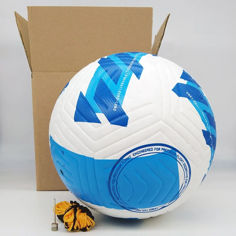 Factory Wholesale Soccer Ball High Quality PU Seamless Football Balls Team Sports Adult Kid Match Training Ball Custom