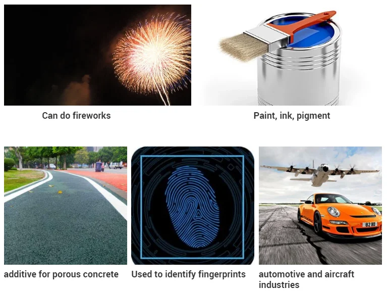 High Quality Pure Aluminium Powder Al Powder 99.9 % for Fireworks pigment paint