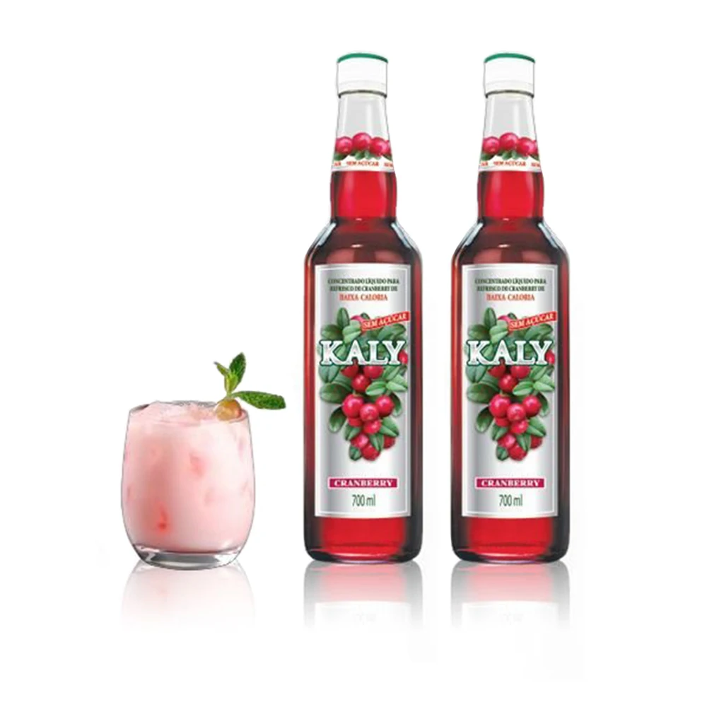 Natural Fruit Made Diet Drinks Sugar-free Cranberry Flavored Concentrated Syrup