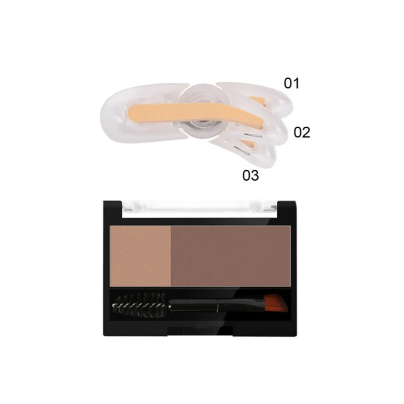 
Adjustable Eyebrow Stamp Waterproof Long Lasting Eyebrow Cream Eye brow Enhancers Smooth Powder Palette Eye brow Pigment 