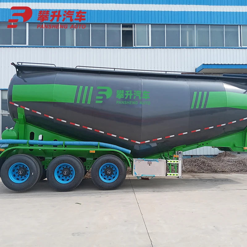 Pansheng 40 50ton цементный полуприцеп с одним