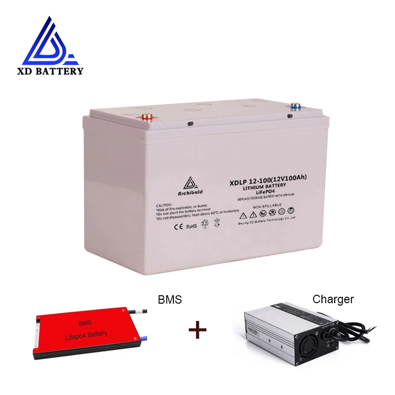 factory price sealed lifepo4 lithium iron phosphate battery 12v 100ah for electric motorcycle lithium ion batteries