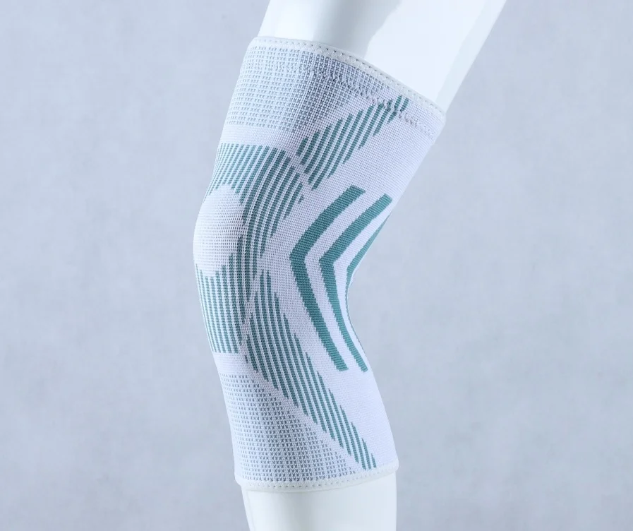 Kangda 3D нейлоновая эластичная компрессионная поддержка колена черный синий розовый зеленый greey