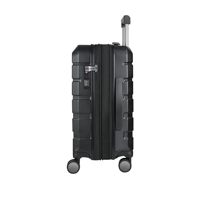 Wholesale Business Hard-Edged Expandable Durable Rotating Custom Carry-On Outdoor Travel Luggage Trolley Suitcase Set