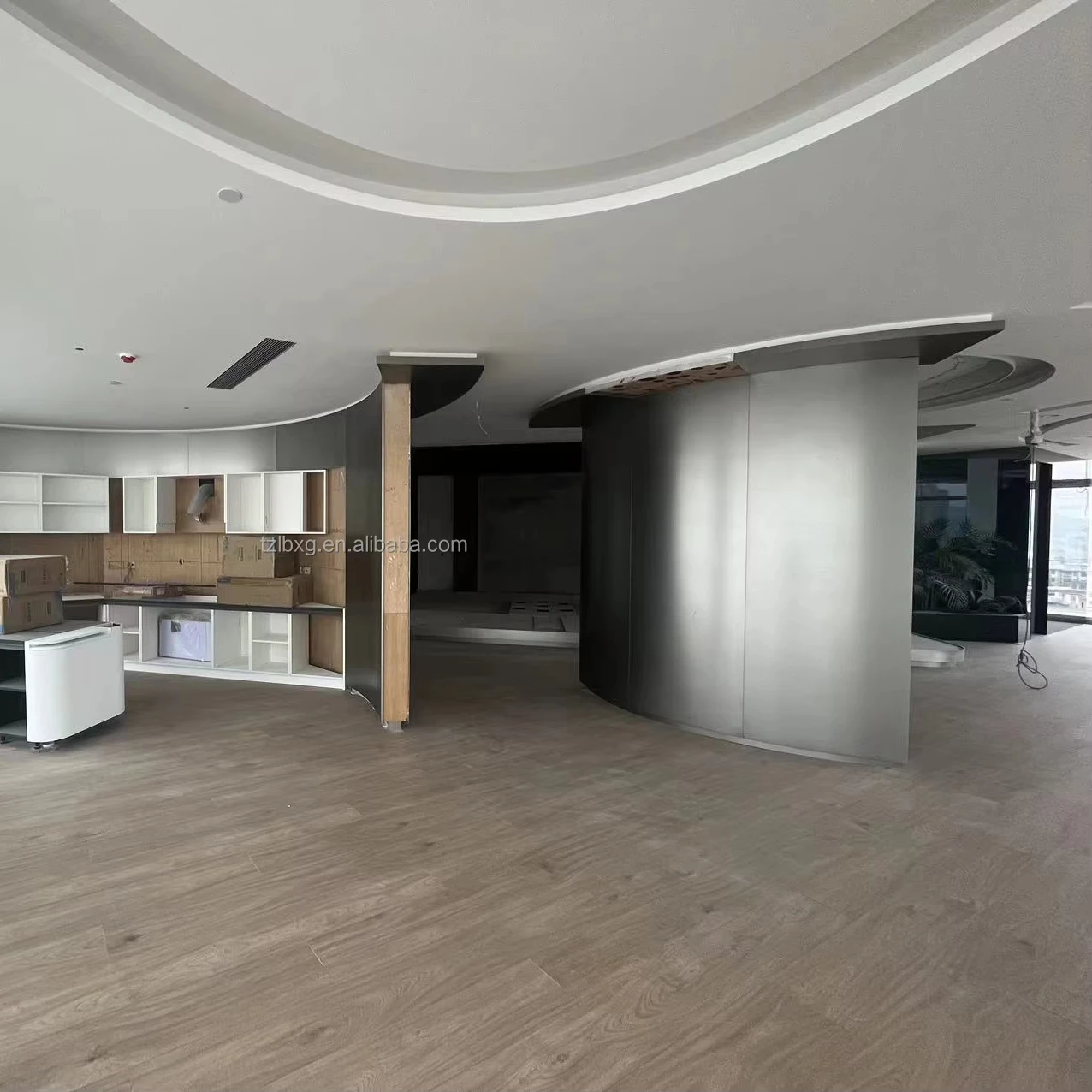 TZL Office Background Wall Hotel Clubhouse TV Background Wall Stainless Steel Background Wall Decorative Board