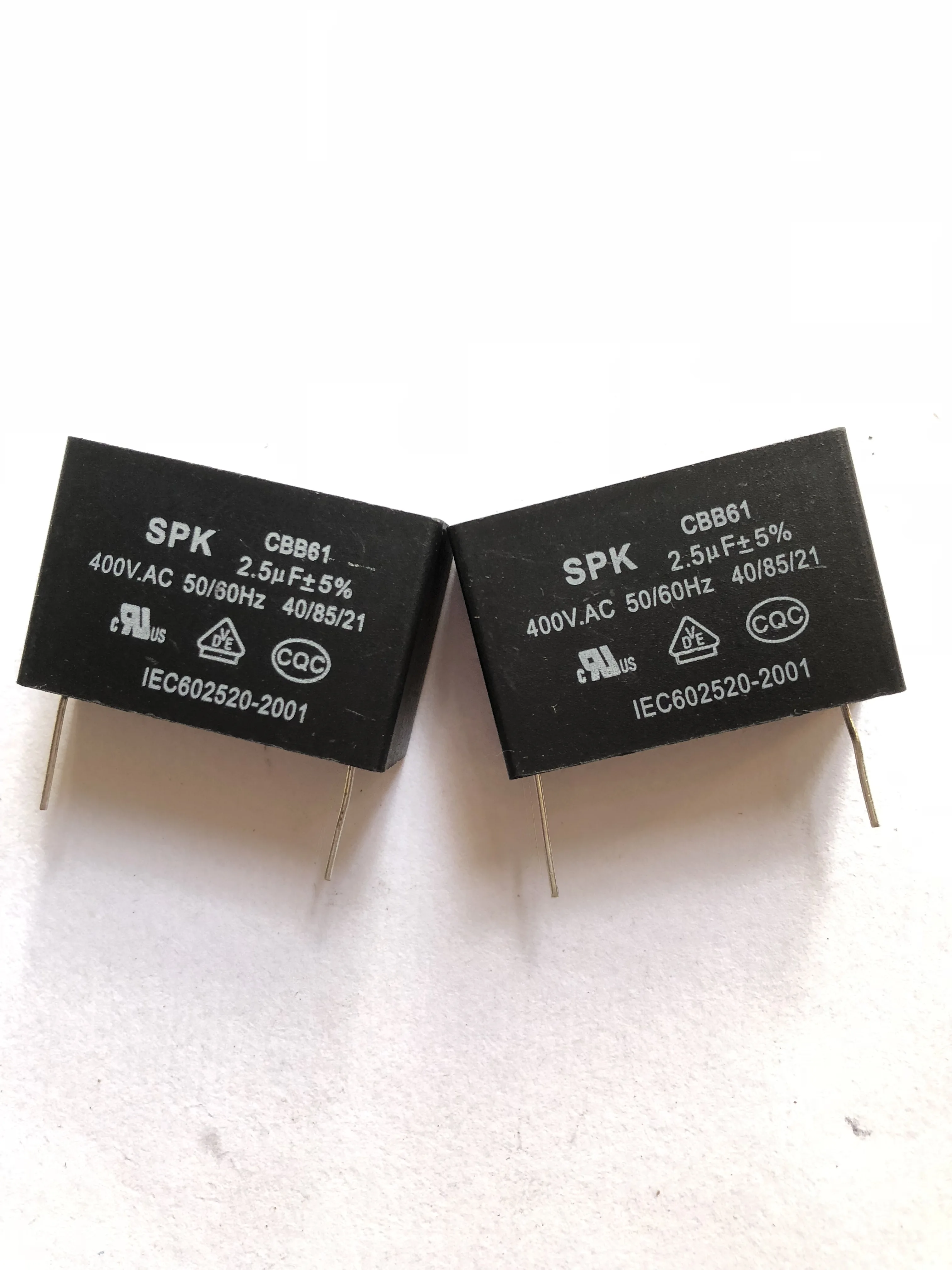 motor capacitor CBB61 fan capacitor