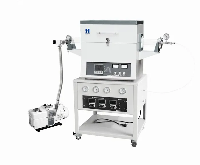 Lab High Temperature CE approval cvd diamond machine CVD vacuum tube furnace 1200C