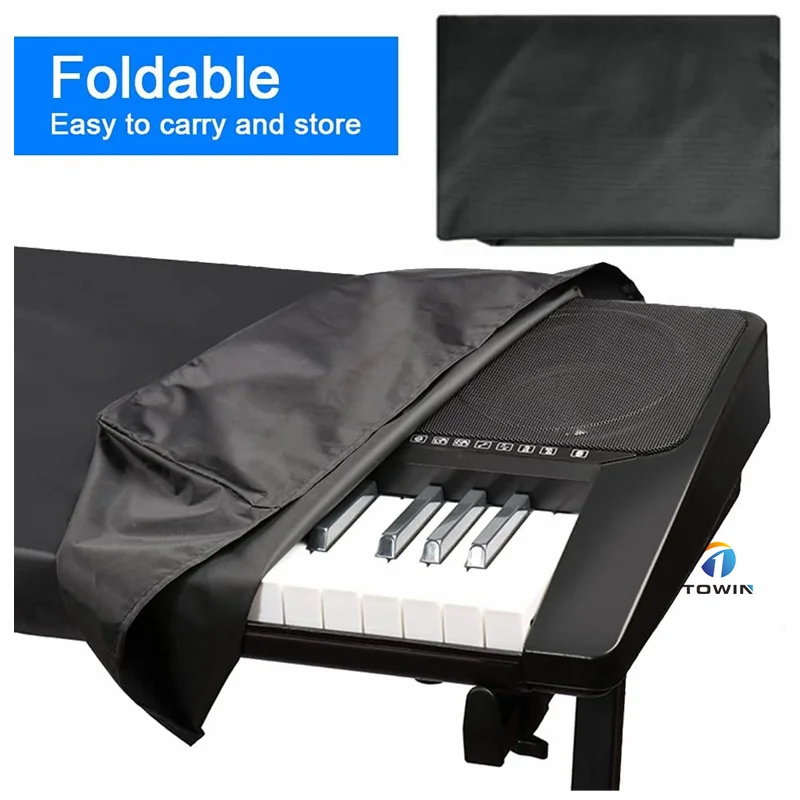Wholesale High quality dust cloth fabric 88 keys digital electric piano cover for piano keyboard