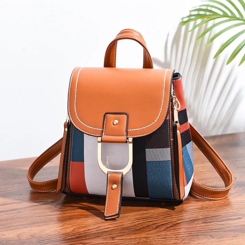 High Quality Good Selling pattern pu backpack for women leather back pack backpack