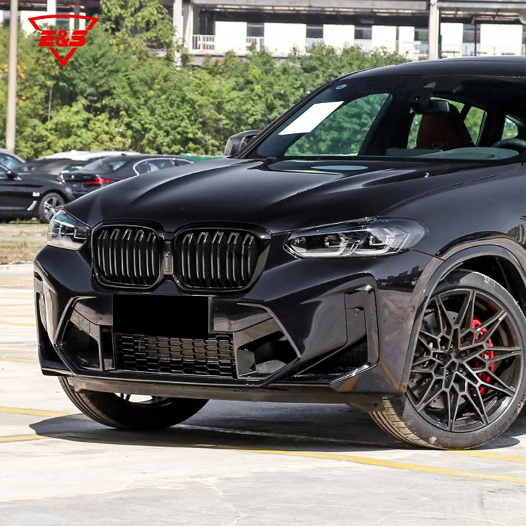 Wholesale Auto Spare Parts Car Bumper With Grille Rear Diffuser F98 X4M Style Bodykit For BMW X4 G02