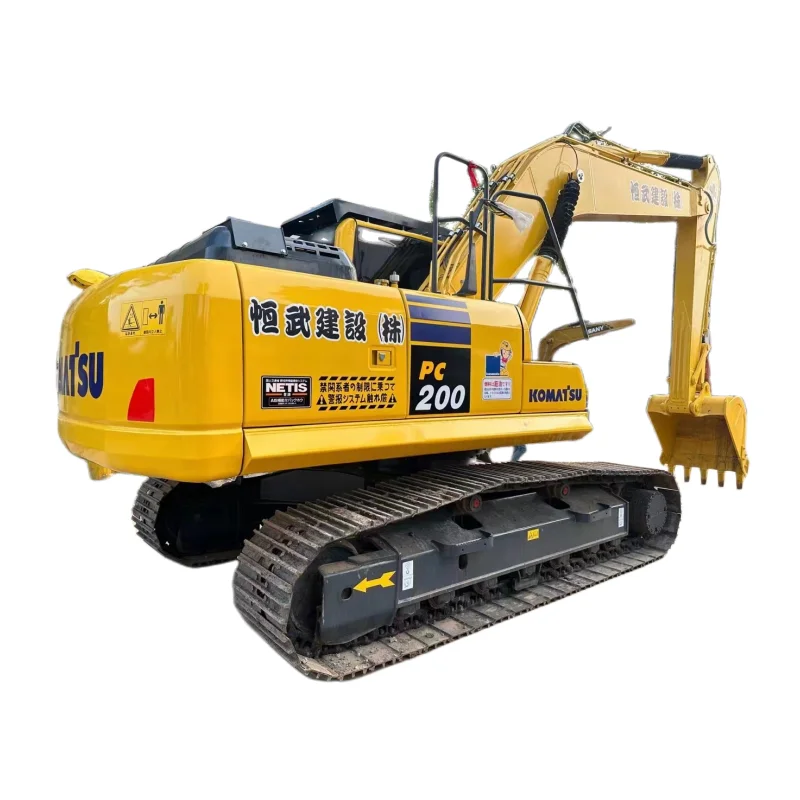 Экскаватор Komatsu PC200 промышленное оборудование для тяжелой эксплуатации б/у экскаватор ПК 200 большой палец