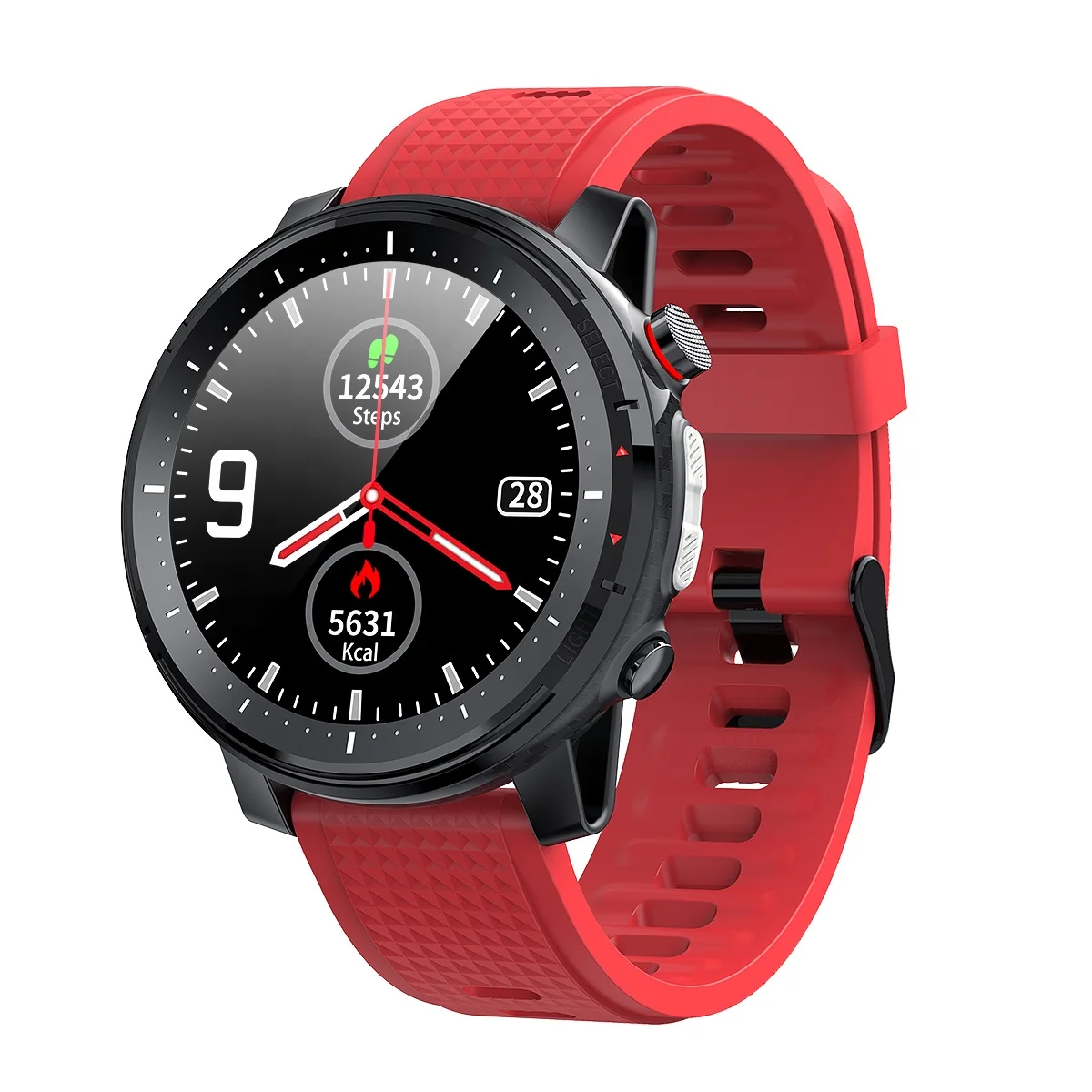
2021 Hot selling L15 SmartWatch 1.3inch 360*360 SmartWatch IP68 waterproof ECG heart rate 