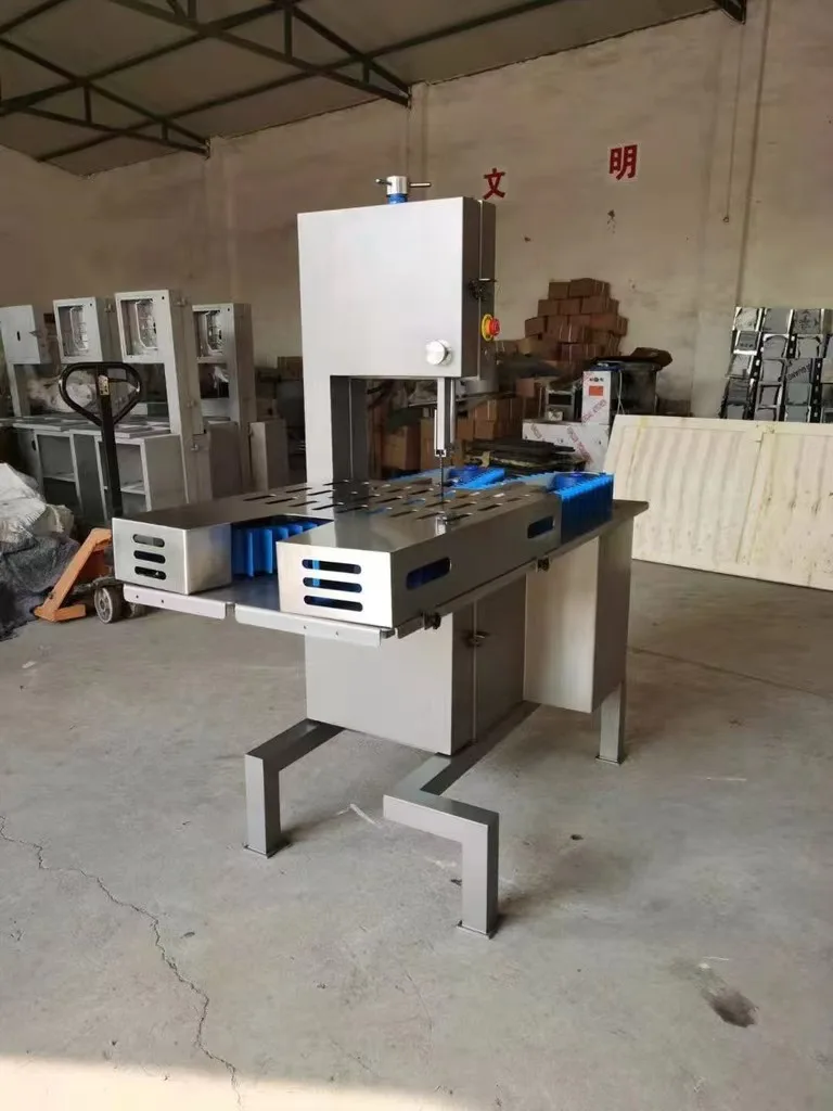 Automatic Electric Poultry Pig Trotters Crab Maize Band Saw Bone Meat Cutting Saw Cutter Machine