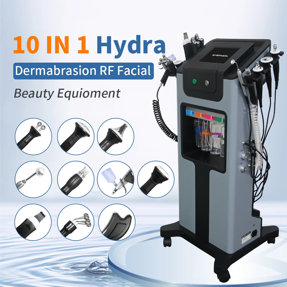 facial 10 in 1 portable hydra professional facial treatment deep cleaning machine beauty Salon Equipment