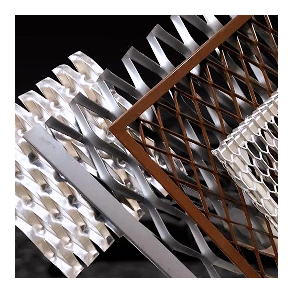 Factory direct sales multi color anti climbing welded metal fence panels decorative building mesh