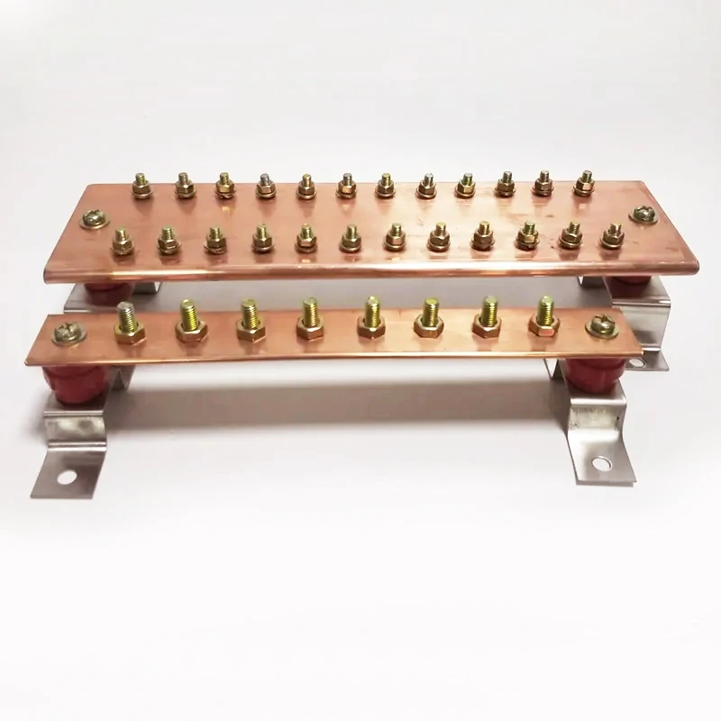 Good Quality Copper Earthing Bus Bar Of Connection System Manufacturer