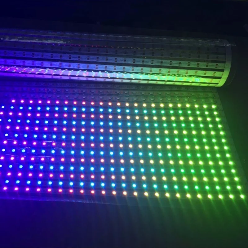  Умная гибкая светодиодная лента-занавес RGB полноцветная WS2812B/SK6812 WS2812B