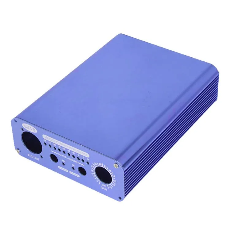 Лучшая продажа усилитель шкаф алюминиевый проект жесткий корпус коробка