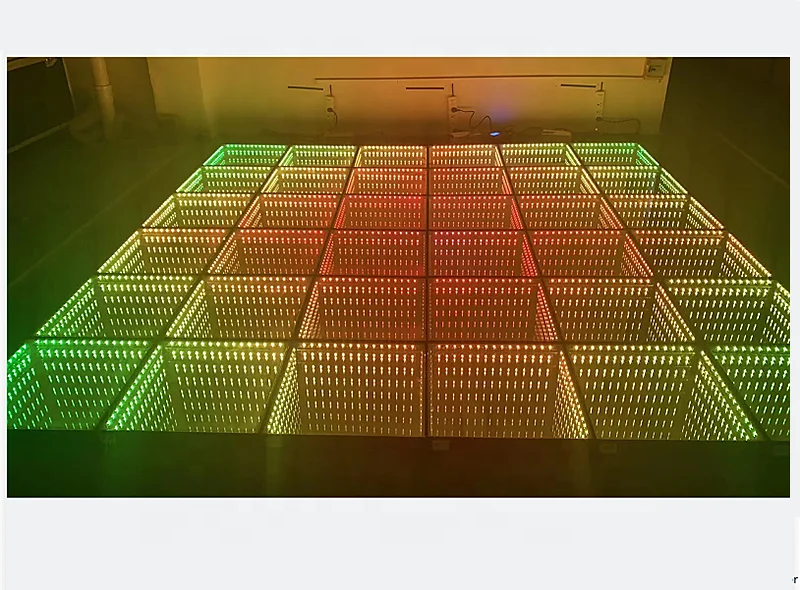 LED dance floor glass panel