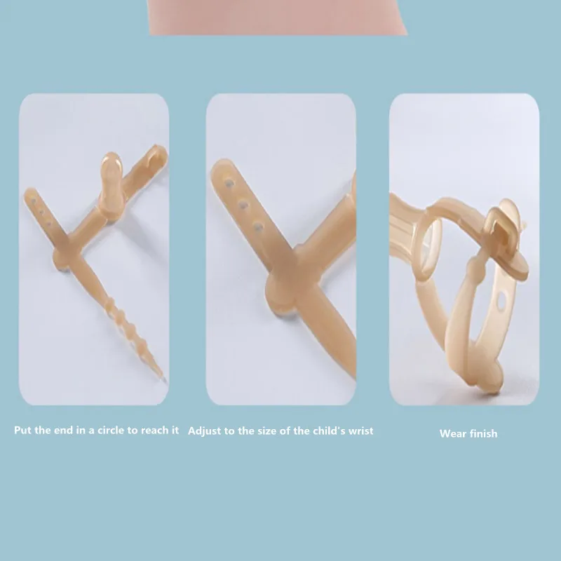 Baby Anti-bite Gloves Easy Use Toddle Teether Soft Safety Teething Toy for Teeth-Growth Stage
