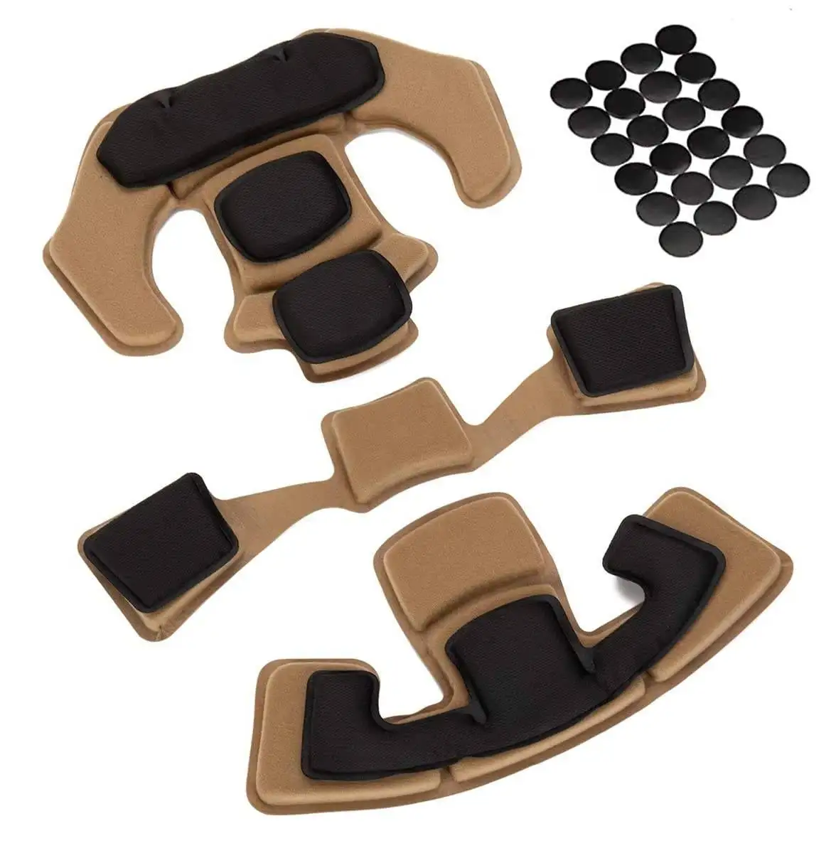 Outdoor Airsoft Games Removable Helmet Inner Padding Helmet Pad Set Adult Helmet Padding