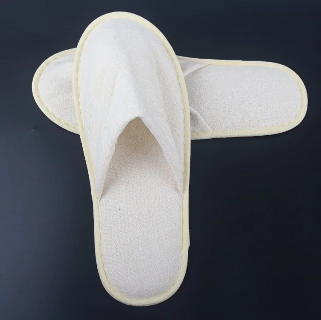 Disposable 100% biodegradable hotel slipper plant fiber sole eco-friendly slipper