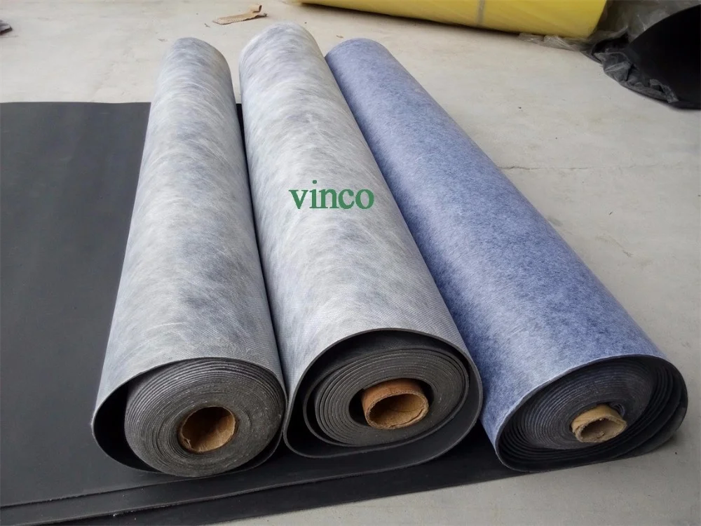 Black  Mass loaded vinyl Self adhesive MLV soundproofing barrier mlv acoustic damping  with good product