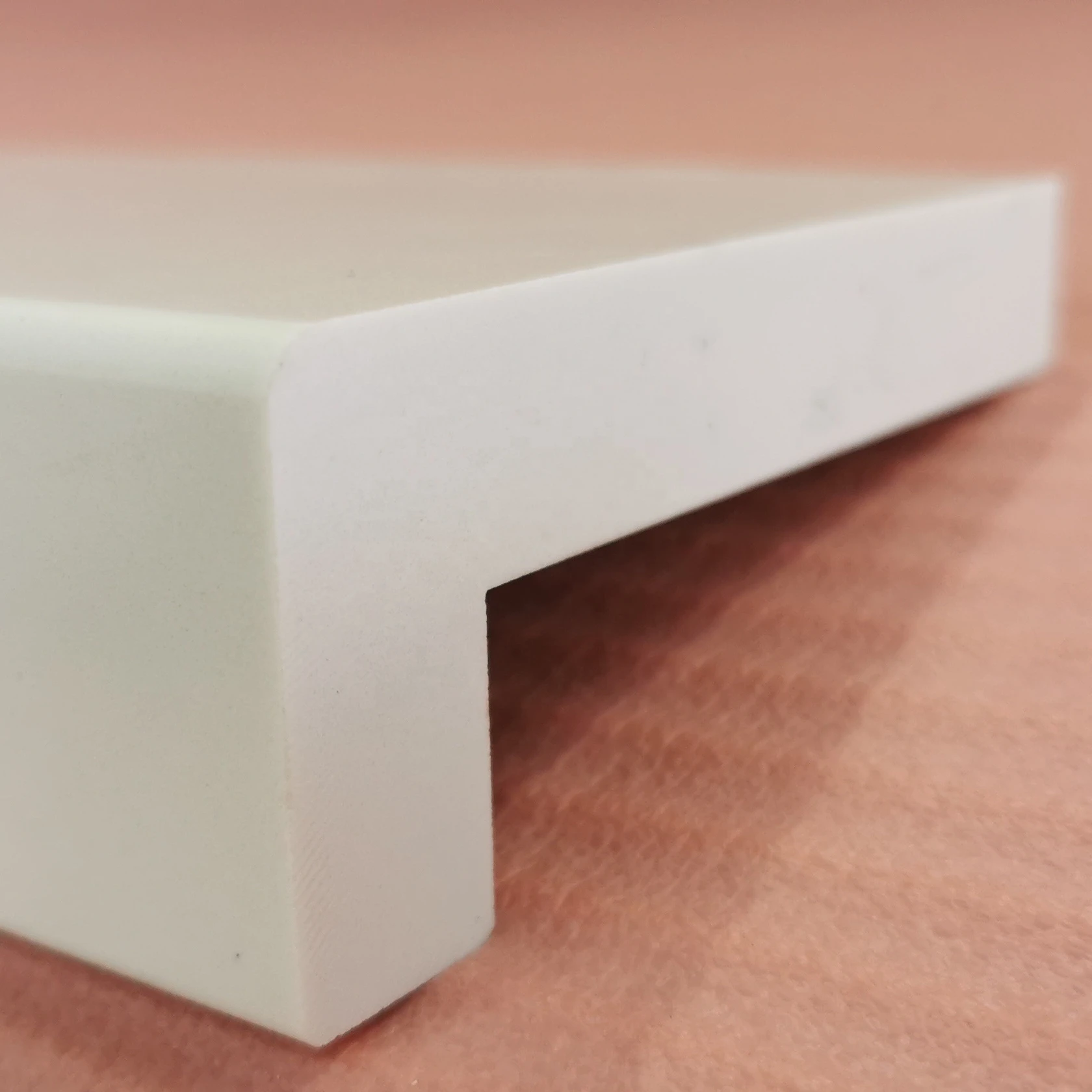 3D Model Design Easier Installation Supper White Hotel Countertop Carrara Quartz Solid Surface Basin (1600509324977)