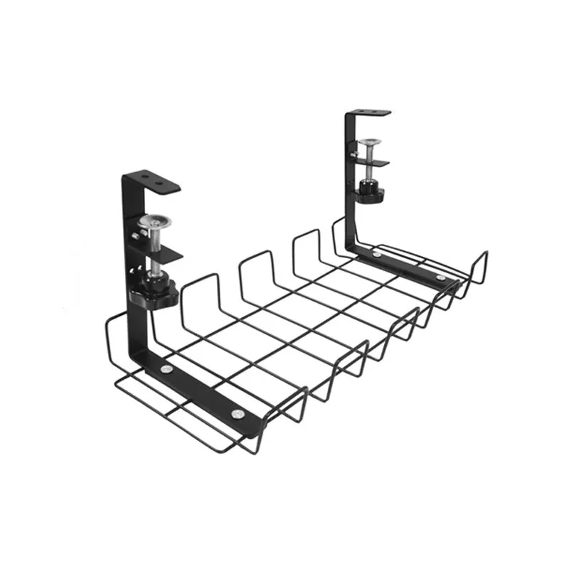 No Drill Under Desk Cable Management Tray ,Under Desk Cable Organizer . Desk Cable Tray for Office and Home