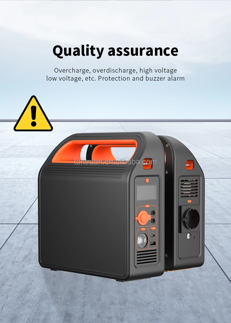 Diwani Lithium Ion Battery 500W 600W 220V Portable Solar Power Generator Auto Emergency Lithium Portable Power Station