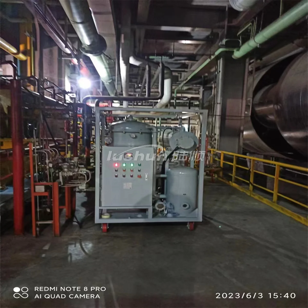 30Lpm mobile turbine lubricating oil purification machine