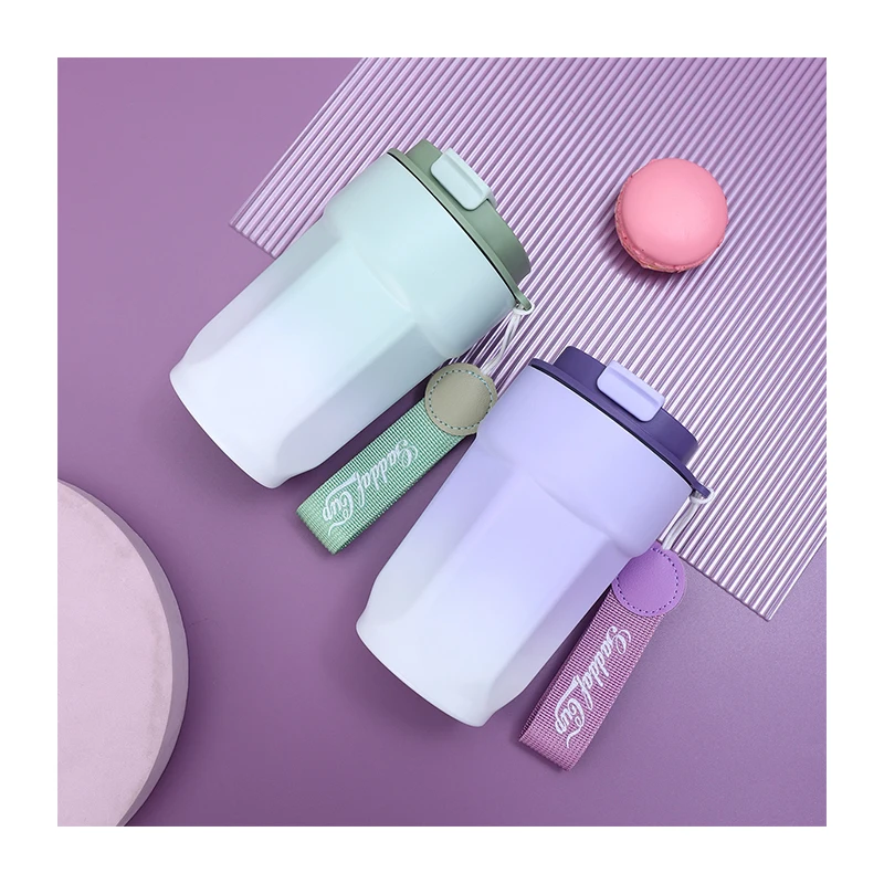 Coffee Mug Cups Custom Logo shaker bottle gym Insulated Tumbler Stainless Steel flasks vacuum Travel Coffee Mugs With Lid