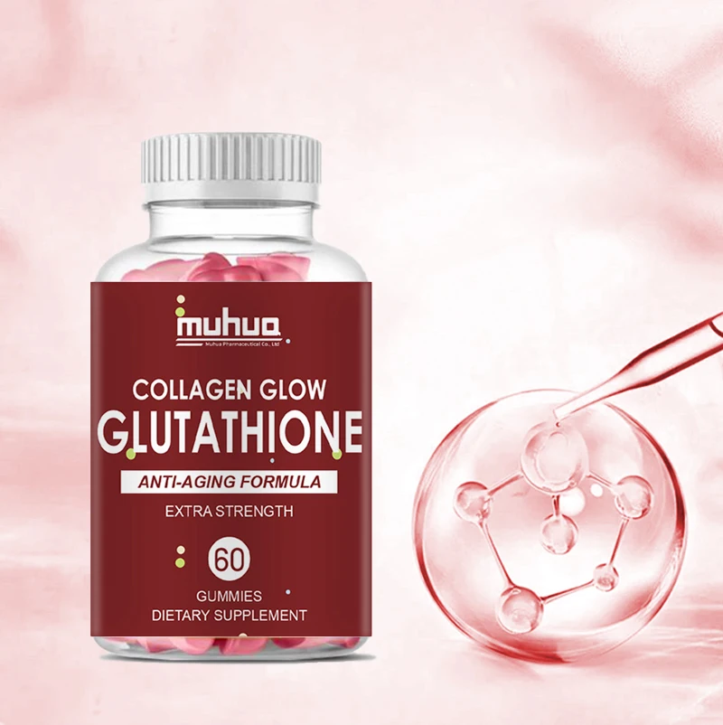 Wholesale and OEM processing at the source factory to support immune and antioxidant skin whitening, glutathione gummies