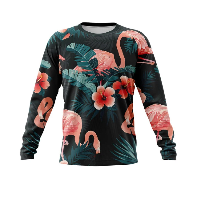 Custom Downhill Cycling Jerseys Quick Dry Long Sleeve MTB Jersey Wholesale Price Mountain Bike Jersey For Men