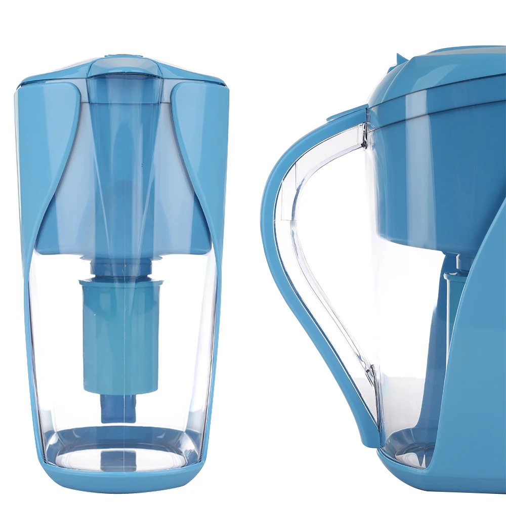 Alkaline water filter pitcher with 6-Stage Carbon Water Filter Removes Chlorine