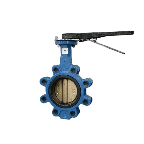 ggg40 gg25 stainless steel carbon steel handle manual operated lug type butterfly valve