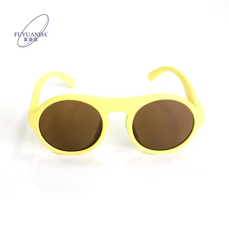 New Arrival Children Custom Blue Anti-Reflection TR90 TPEE Frame Square Sunglasses with UV400 Polarized Lenses Own Logo on Lens