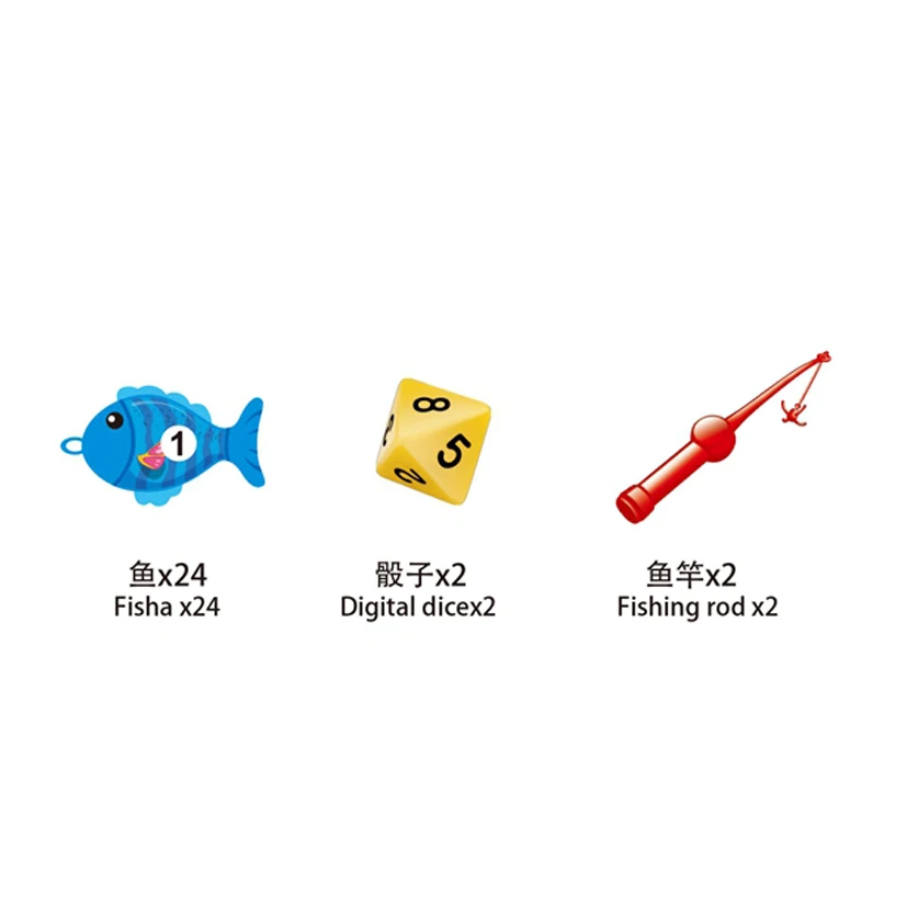 Wholesale Educational Fishing Game Toy Set for Kids Age Range 5 to 7 Years