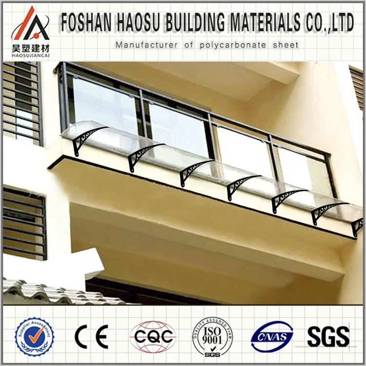 clear solid polycarbonate awnings polycarbonate window awning