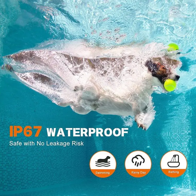 New Product Ideas 2023 Big LCD Display Remote E Collar Dog Training 20 Levels Shock Custom Free Logo Smart Dog Collar