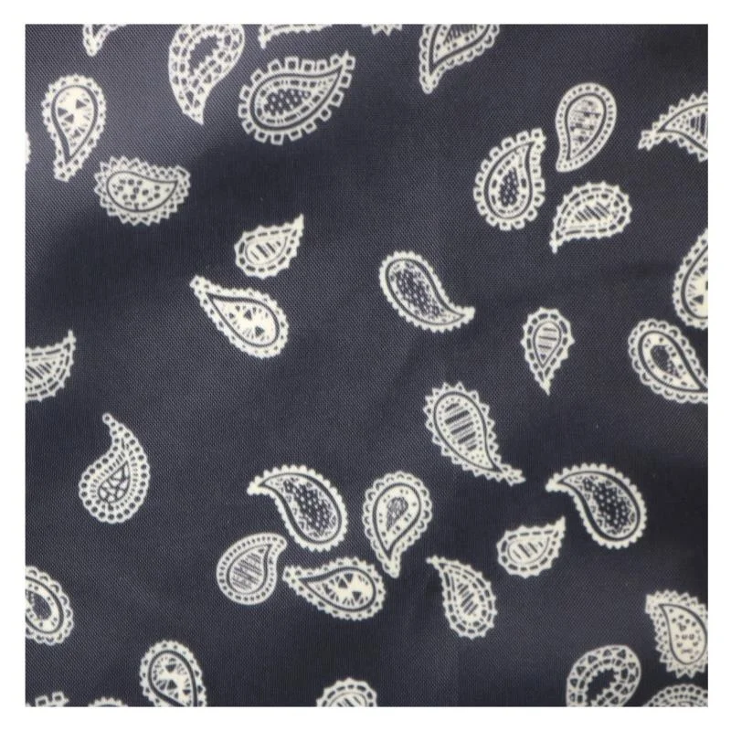 Прямая продажа с китайской фабрики, подкладка из полиэфирного саржевого материала 230T, тканая Техническая ткань с принтом пейсли для мужской одежды