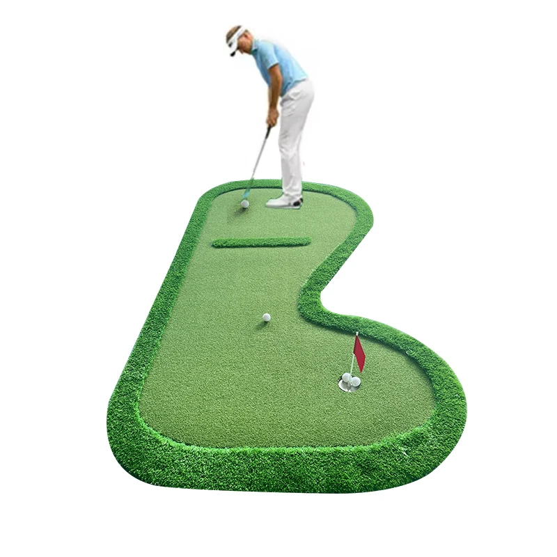 SER Manufacturer Wholesale Custom Mini Golf Course 1x3m Premium Artificial Grass High Elastic Base Golf Putting Green