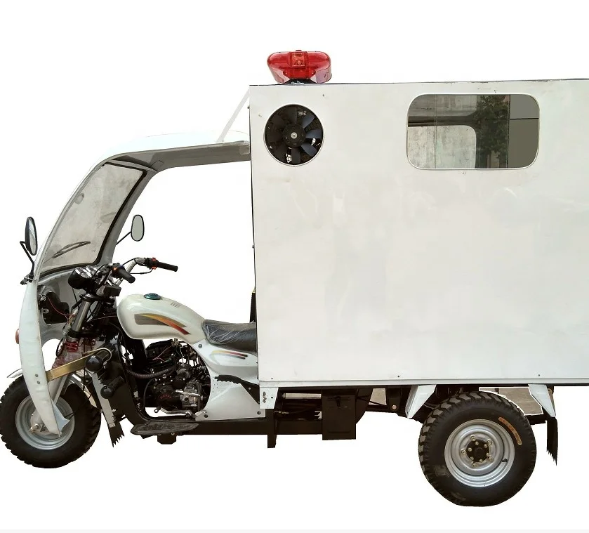 Special Use 150cc Ambulance Tricycle Marchant Ambulant Ambulance Tricycle Tuk Tuk For Sale