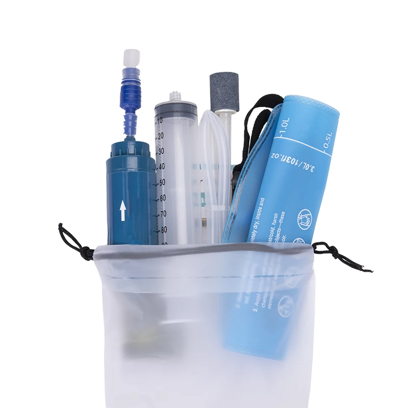 High performance outdoor water filtration bag camping and hiking Water Dispenser Water Filter Bag outdoor