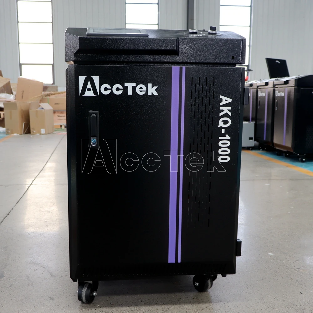 1000W pulse laser cleaning machine with water cooling system for wood