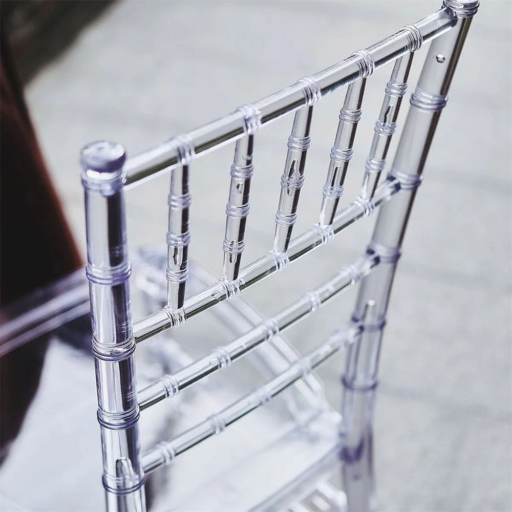 Disassembly Acrylic Wedding Chair Hotel Furniture Chairs for Transparent Party Wedding Chair