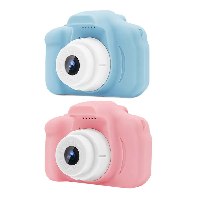 Cute Cartoon Kids 2.0 Inch Instant Digital Camera With Built-in Games Fun Christmas Educational Toy for Children