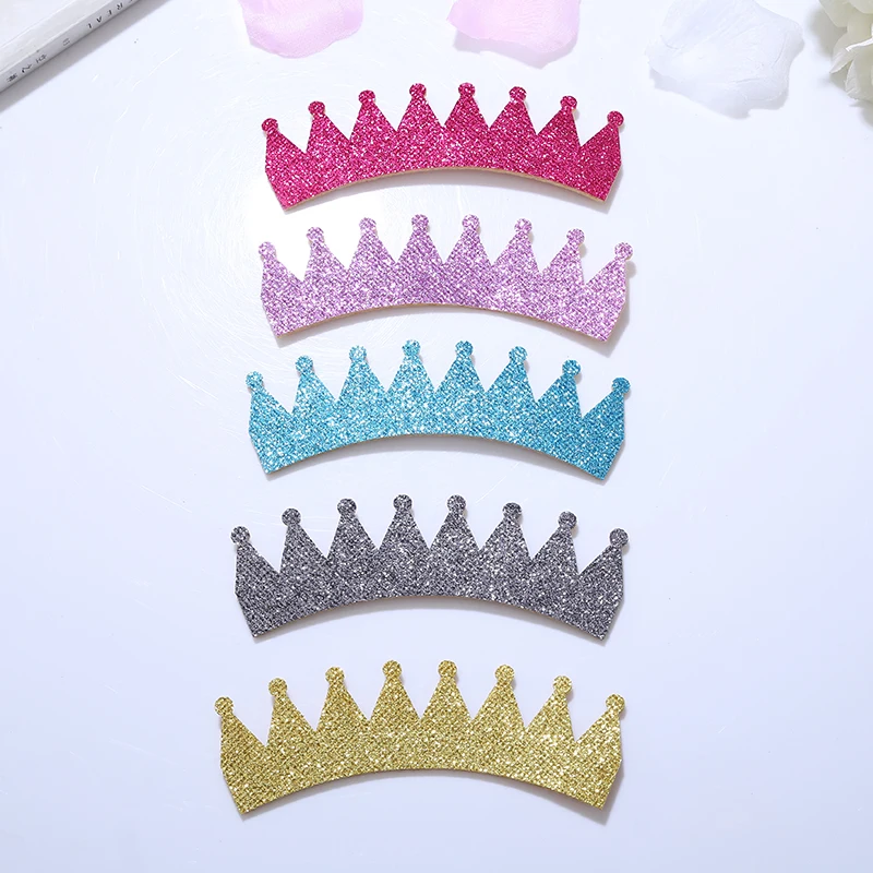 Latest Promotion Clothes Hair Accessories Decorative  Cute Fashion Crown Sequins Patches