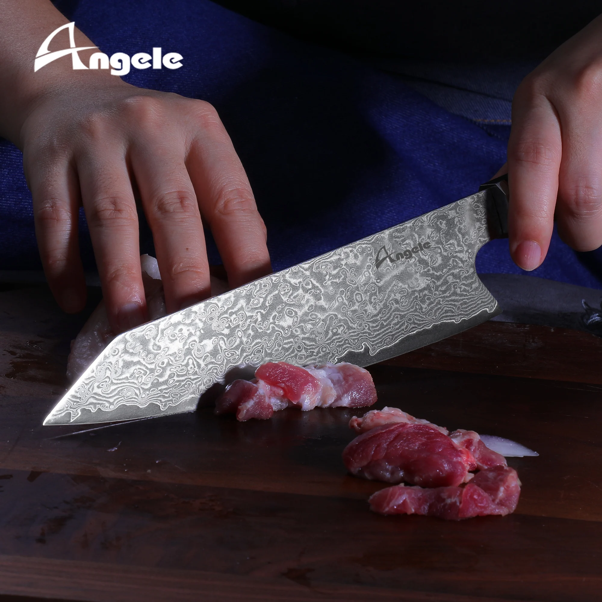 Fancy Japanese Chef Knife VG10 Chef Knife Damascus steel Kitchen Knife