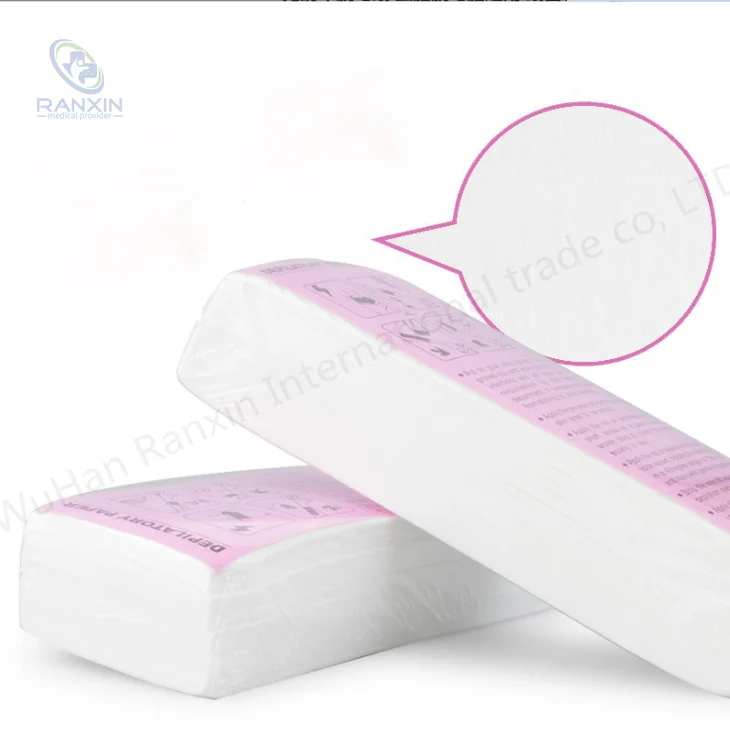 Hair Removal Waxing Strips Depilator Non Woven Fabric Waxing Strips paper